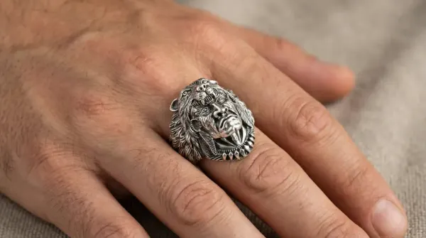 Ring Wolverine 925 Sterling Silber
